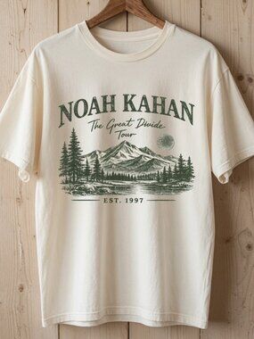 Noah Kahan The Divide Tour Shirt white off